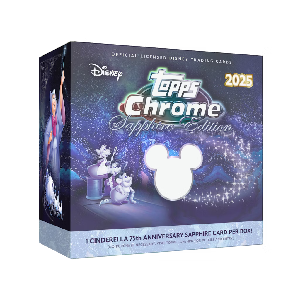 2025 Topps Chrome® Disney – Sapphire Edition – Hobby Box