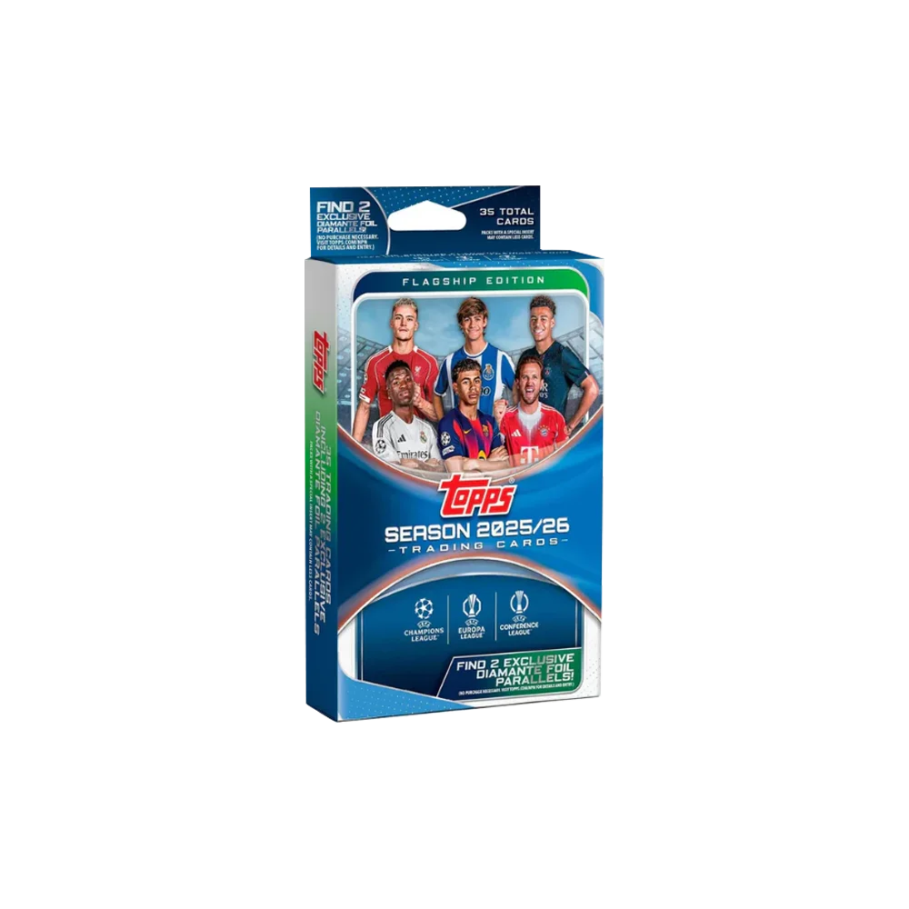 2025-26 Topps Flagship UEFA Club Competitions Soccer Hanger Box