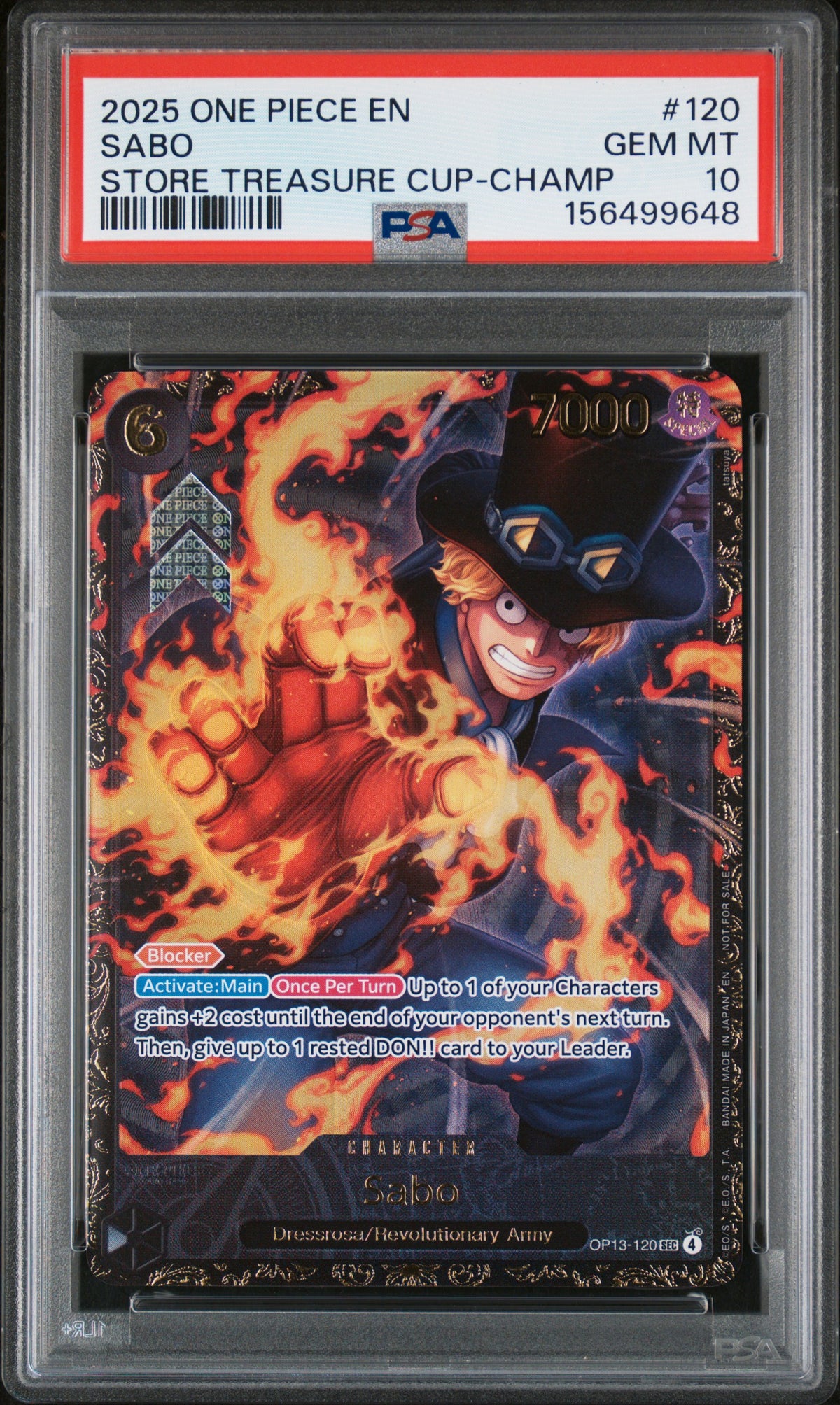 Sabo OP13-120 – V.1 | PSA 10, EN