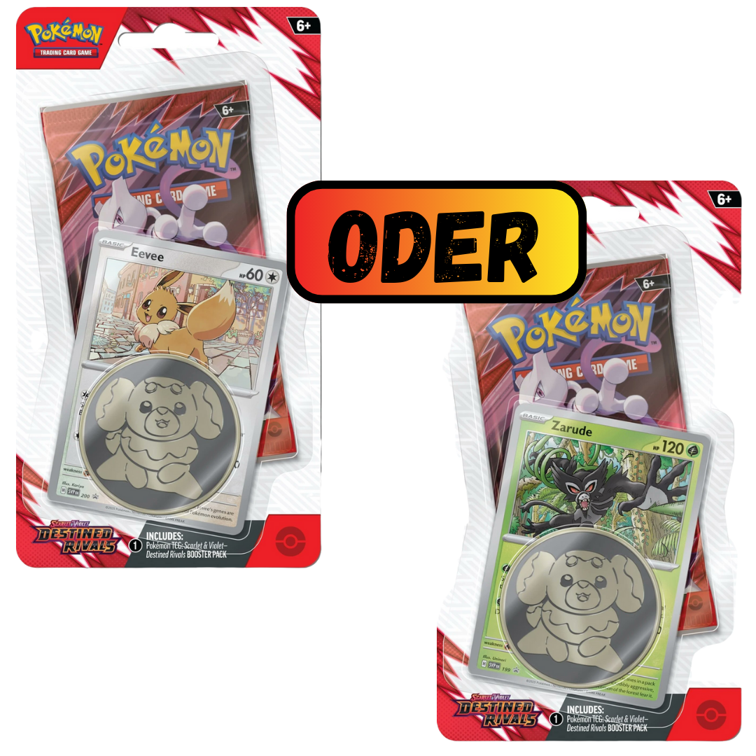 Pokémon TCG: Destined Rivals (SV10) - Checklane Blister (Englisch)