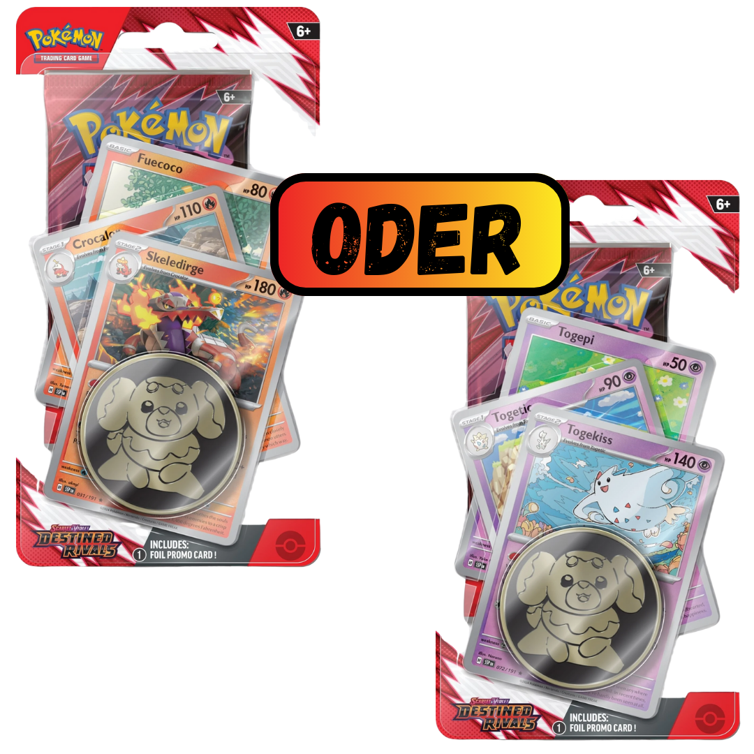 Pokémon TCG: Destined Rivals (SV10) - Premium Checklane Blister (Englisch)