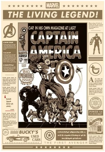 2026 Topps Marvel Brooklyn – Captain America Hobby Box (Factory Sealed)