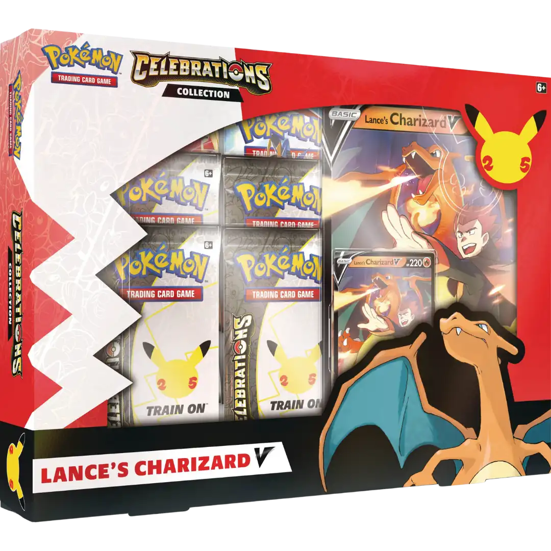 Pokémon Lance’s Charizard V Box – Celebrations | Englisch | OVP
