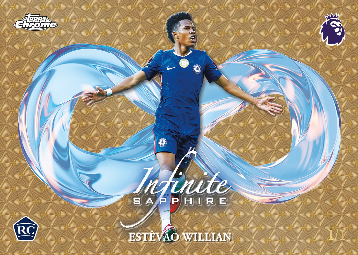 2026 Topps Chrome Premier League Sapphire Edition – Hobby Box (Factory Sealed)