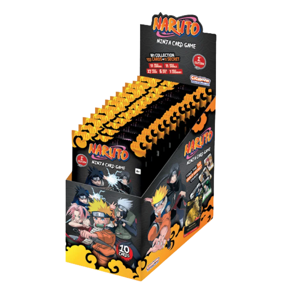Naruto TCG – Konoha Shido First Set Booster Display (EN, Factory Sealed)