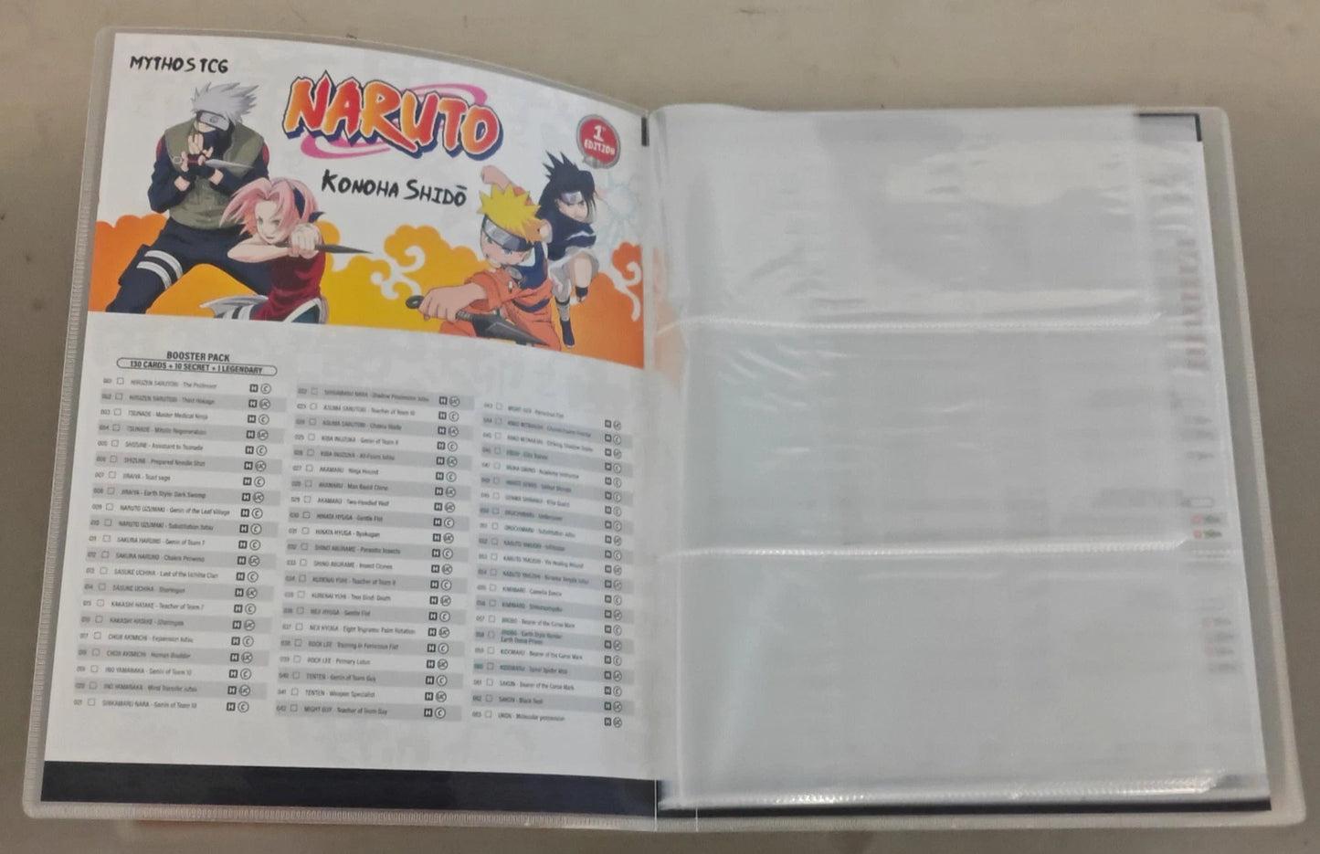 Naruto TCG 9-Pocket Sammelalbum – Binder für 144 Karten | Portfolio