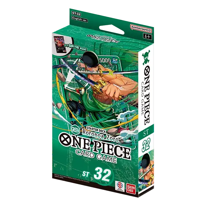 One Piece Starter Deck ST32 Roronoa Zoro – Grün | EN | Sealed