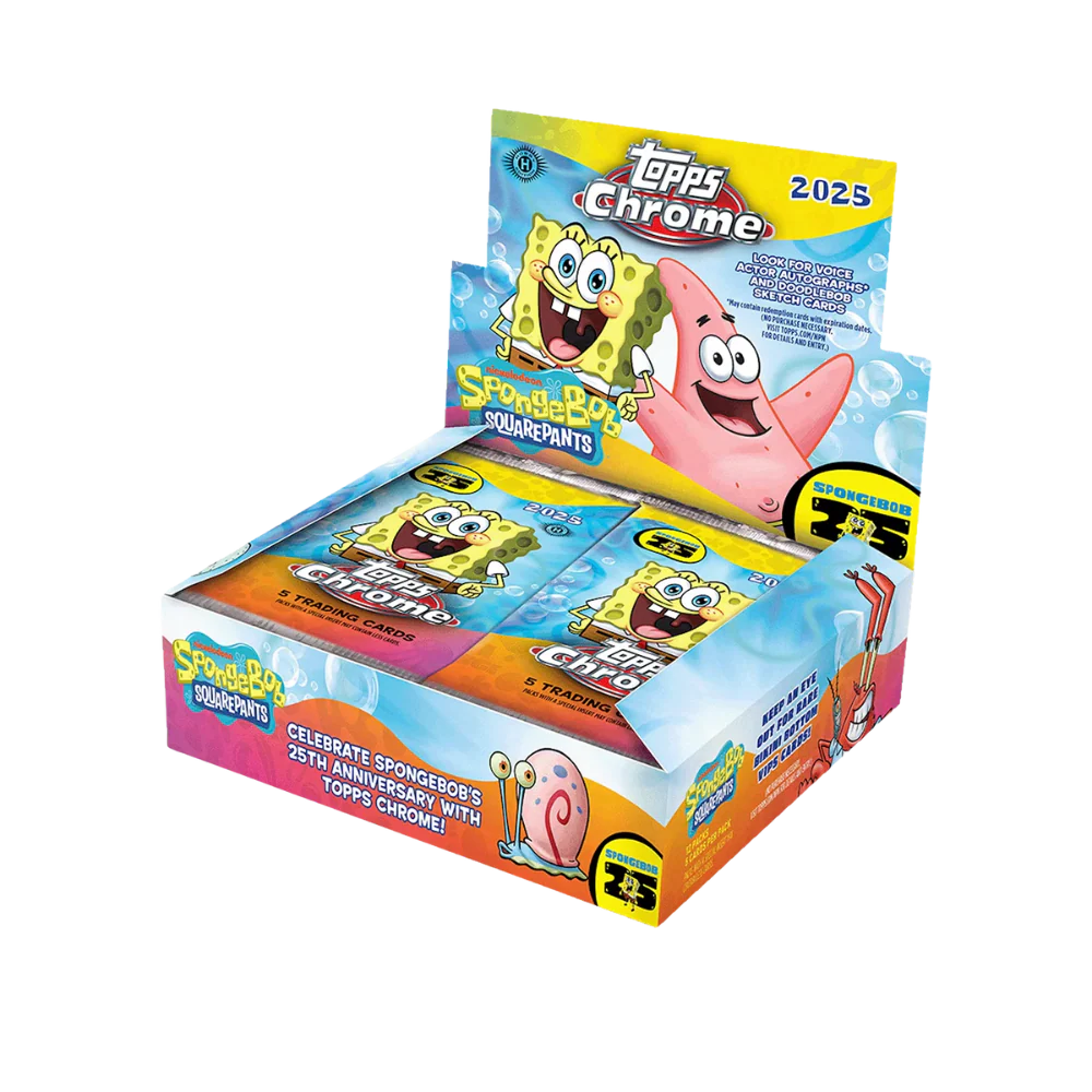 Topps 2025 Chrome SpongeBob - Hobby Box