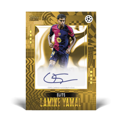 22024/25 Topps UEFA Club Competitions GOLD Soccer – Hobby Box (Factory Sealed)