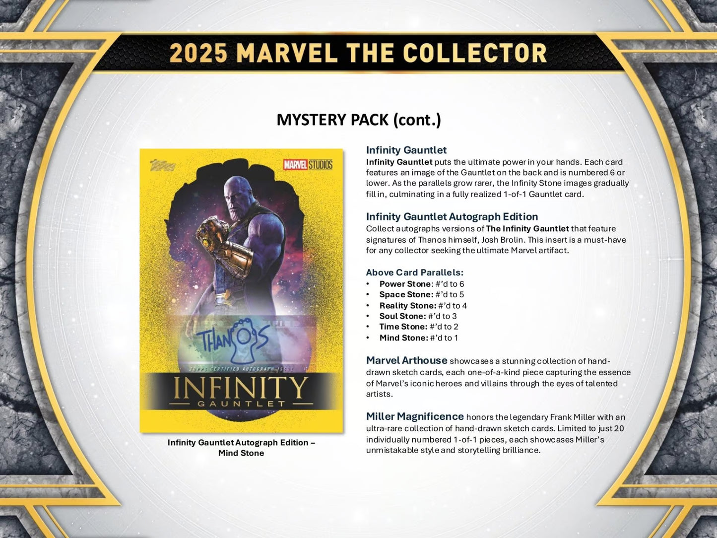 2025 Topps Marvel – The Collector Hobby Box (Factory Sealed)