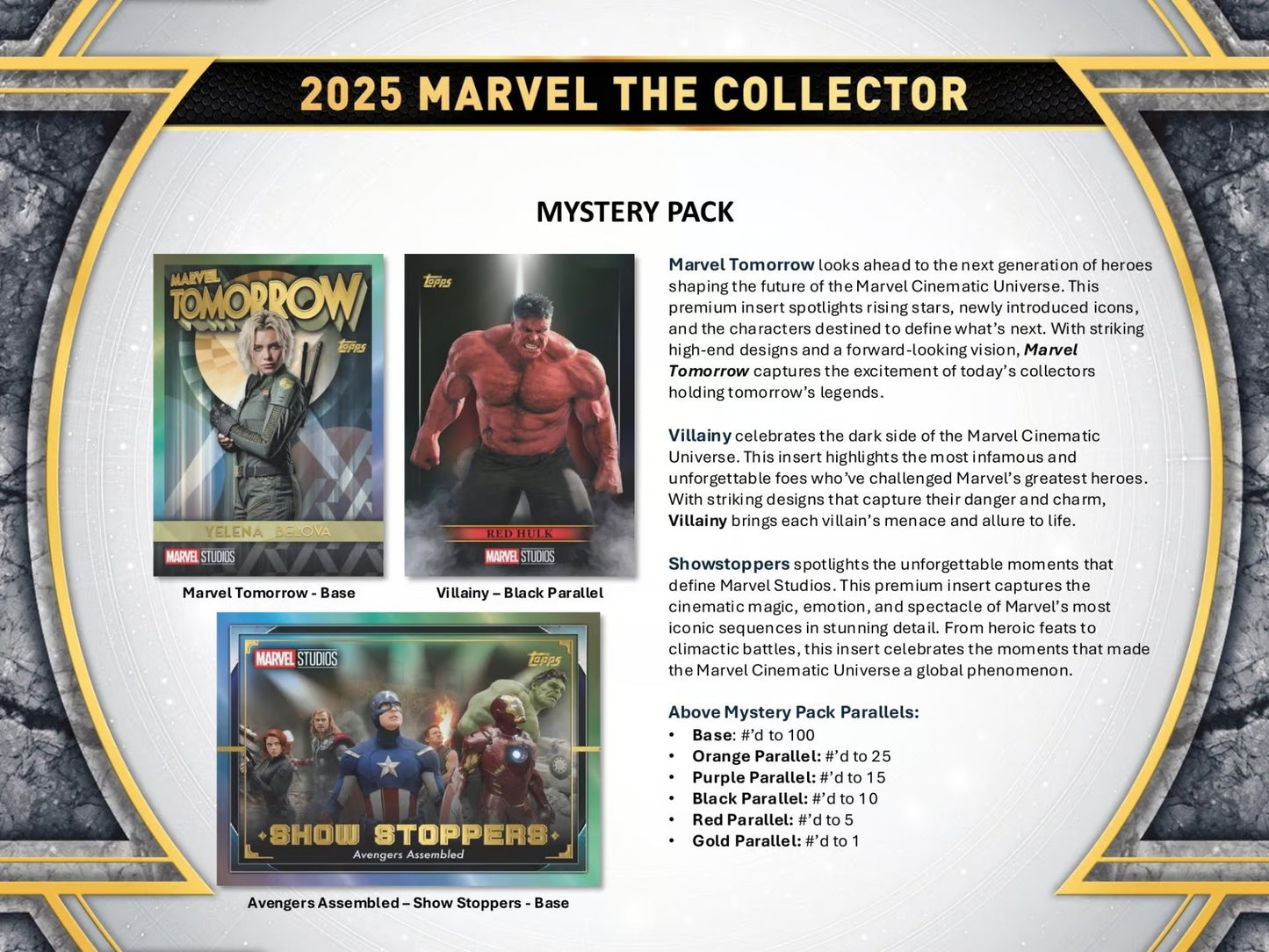 2025 Topps Marvel – The Collector Hobby Box (Factory Sealed)