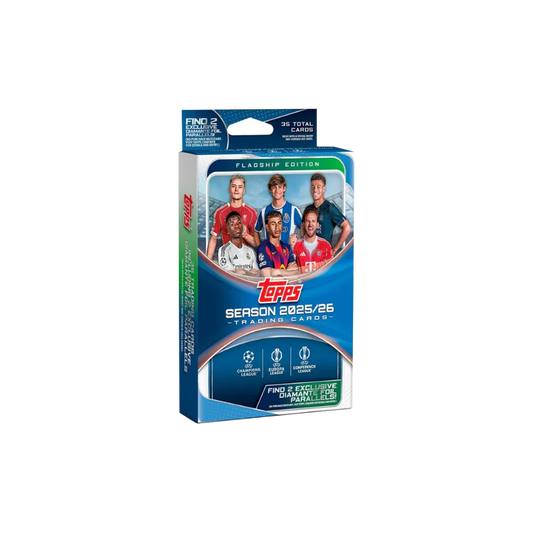2025-26 Topps Flagship UEFA Club Competitions Soccer Hanger Box