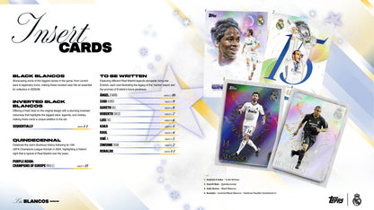 2025/26 Topps Real Madrid – Los Blancos Hobby Box (Factory Sealed)