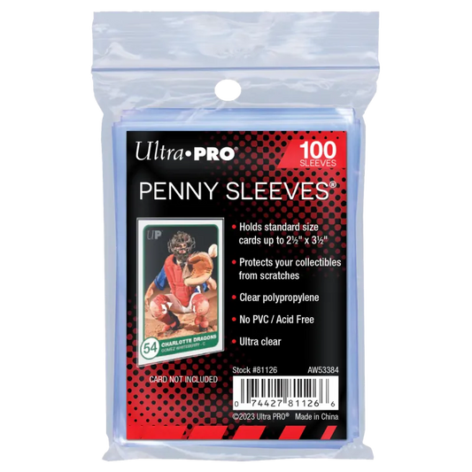 Ultra Pro Penny Sleeves – 100 Schutzhüllen für Sammelkarten (Standard Size)