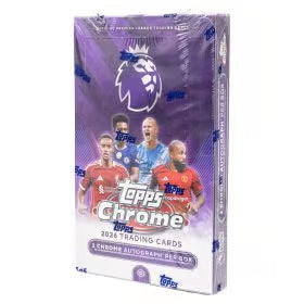 2025/26 Topps Chrome Premier League EPL – Hobby Box (Factory Sealed)