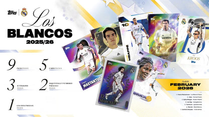 2025/26 Topps Real Madrid – Los Blancos Hobby Box (Factory Sealed)
