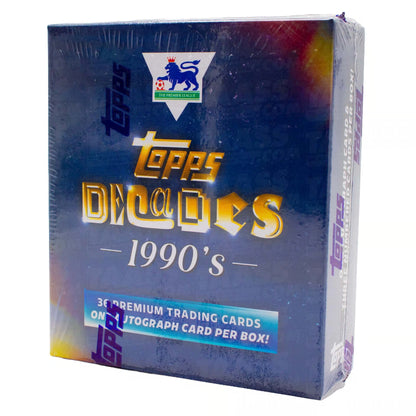 2025 Topps Decades 1990's Premier League Hobby Box – Fußball | OVP (Sealed)