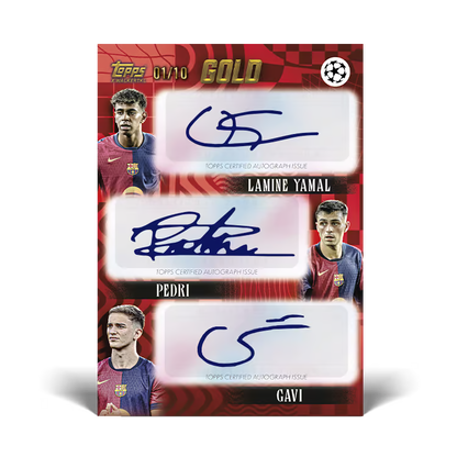 22024/25 Topps UEFA Club Competitions GOLD Soccer – Hobby Box (Factory Sealed)