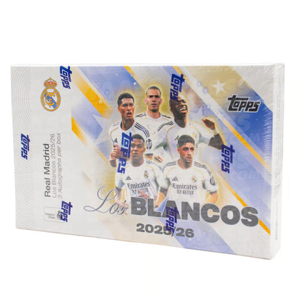 2025/26 Topps Real Madrid – Los Blancos Hobby Box (Factory Sealed)