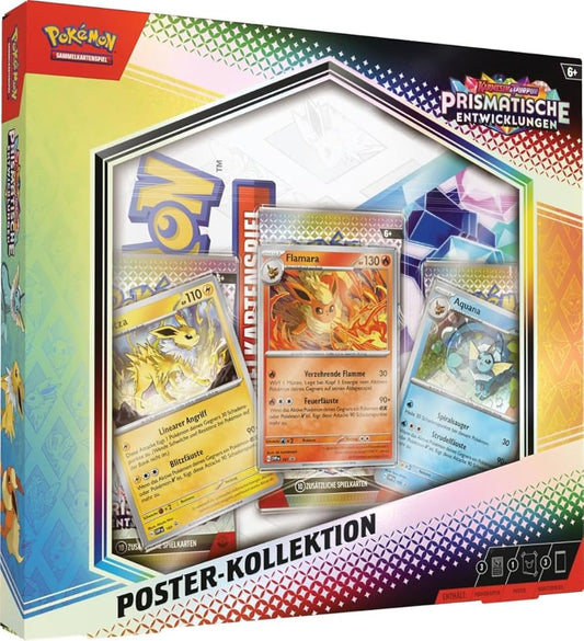 Pokémon Prismatische Entwicklungen Poster Kollektion – Deutsch | Promo + Booster | OVP