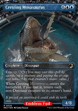 Cresting Mosasaurus (V.2) Englisch
