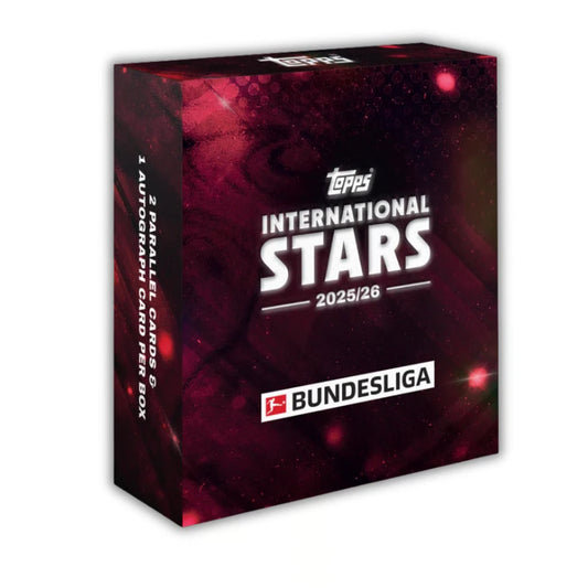 2025/26 Topps Bundesliga International Stars – Hobby Box (Factory Sealed)