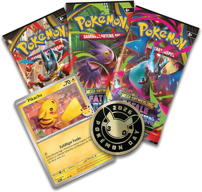 Pokémon Day 2026 Kollektion – Deutsch | Promo + Münze + 3 Booster | OVP