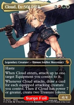 MTG Cloud, Ex-SOLDIER V.3 – Commander FINAL FANTASY Extras | Foil, NM, DE