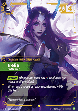 Irelia, Fervent (V.3 Showcase) | EN, NM