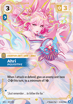 Ahri, Inquisitive (V.1 Showcase) | EN, NM