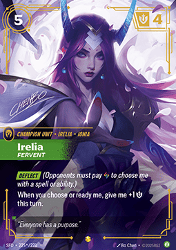 Irelia, Fervent (V.4 - Signed Showcase) - Im GRADING