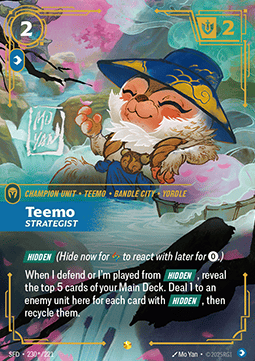 Teemo, Strategist (V.2 - Signed Showcase) Englisch