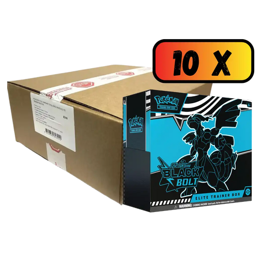 Pokémon Black Bolt ETB Case EN – Elite Trainer Box Case | Sealed