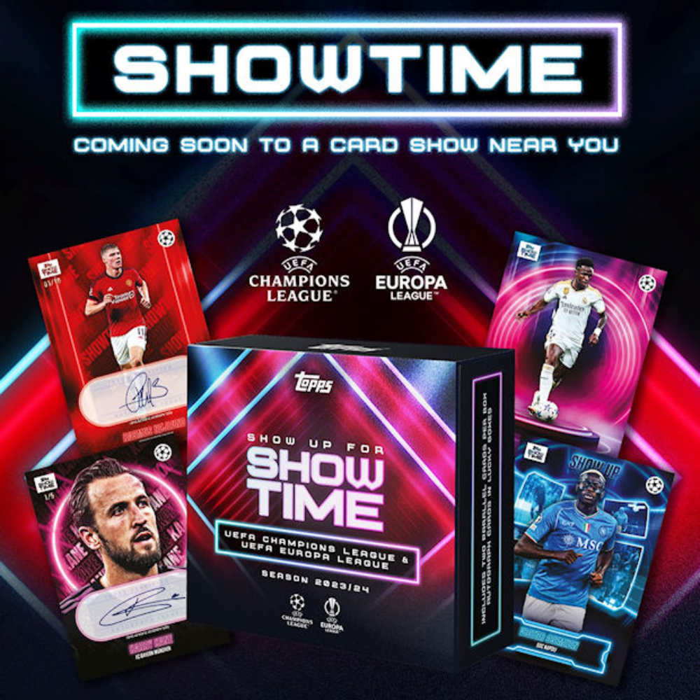 Topps Showtime 23/24 UEFA Club Competitions Display
