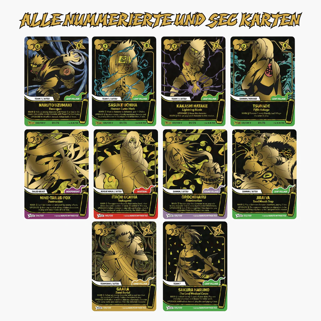 Naruto TCG Konoha Shido Booster Display EN – First Set | Sealed | 1st Edition