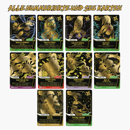 Naruto TCG Konoha Shido Booster Display EN – First Set | Sealed | 1st Edition