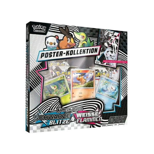 Pokémon TCG Karmesin & Purpur 10.5: Schwarze Blitze & Weisse Flammen Poster-Kollektion (Deutsch)