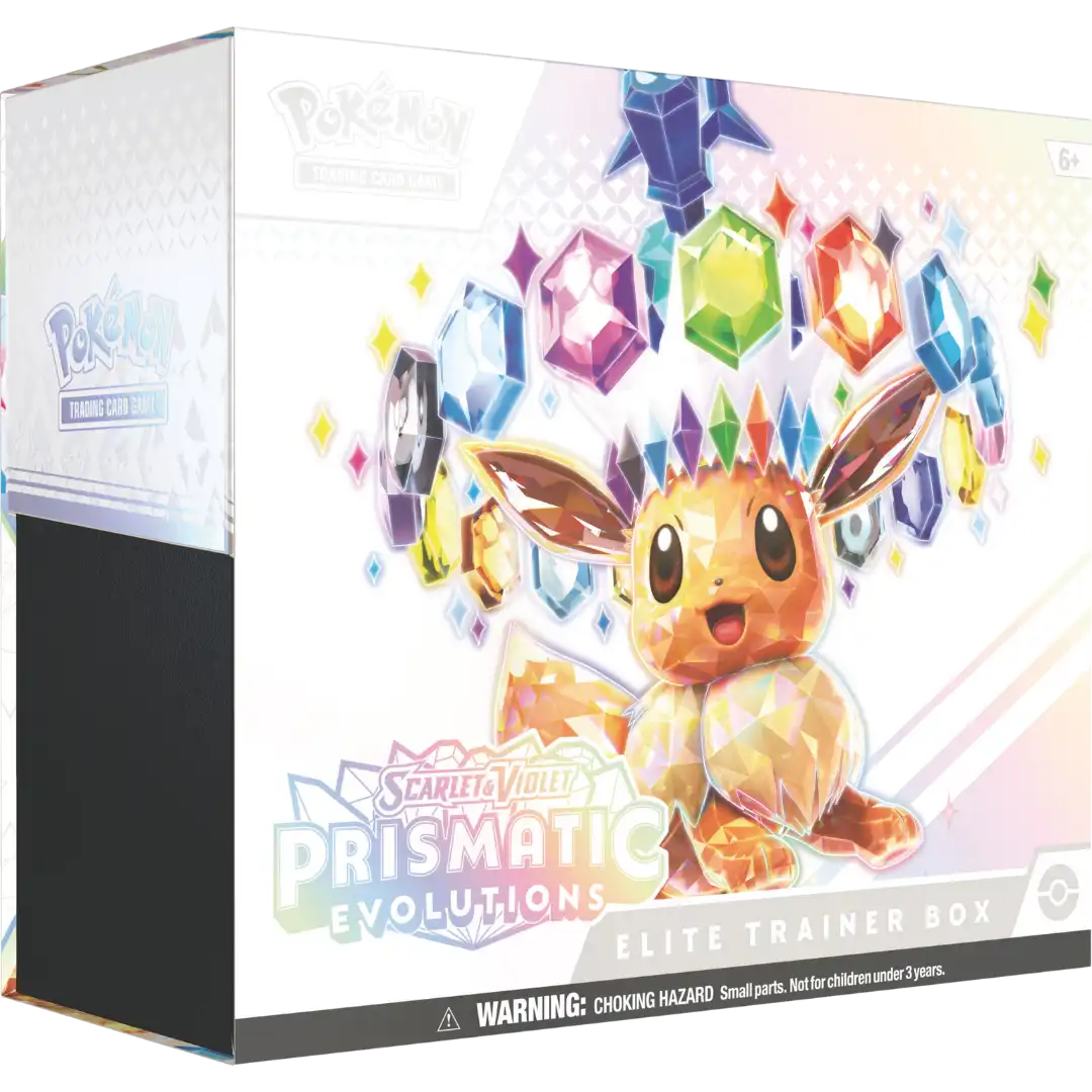Pokémon Prismatic Evolutions Elite Trainer Box (ETB) – Englisch | OVP (Sealed)