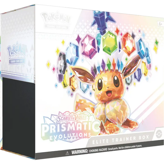 Pokémon Prismatic Evolutions Elite Trainer Box (ETB) – Englisch | OVP (Sealed)