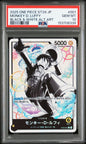 One Piece Monkey D. Luffy ST29-001 Alt Art PSA 10 – Egghead Black & White | Japanisch