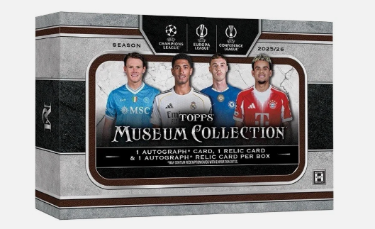 2025/26 Topps Museum Collection UEFA Club Competitions Soccer – Hobby Box