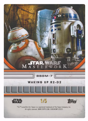 2025 Topps Star Wars Masterwork Hobby Box – Premium Trading Cards | OVP