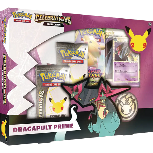 Pokémon Celebrations Kollektion Dragapult Prime – Englisch | Box | OVP