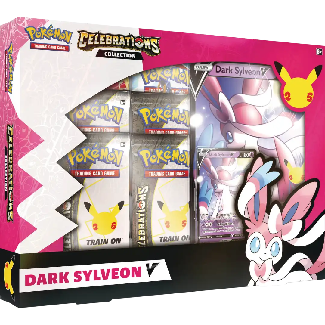 Pokémon Celebrations Collection Dark Sylveon V – Englisch | 25 Jahre Box | OVP