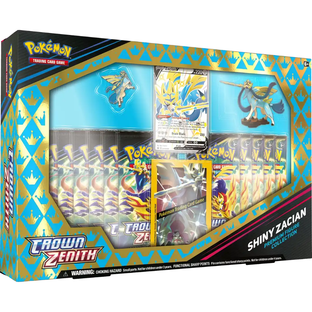 Pokémon Crown Zenith Premium Collection Shiny Zacian – Englisch | Special Set | OVP