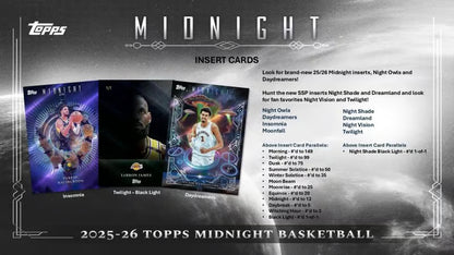 2025/26 Topps Midnight Basketball NBA Hobby Box