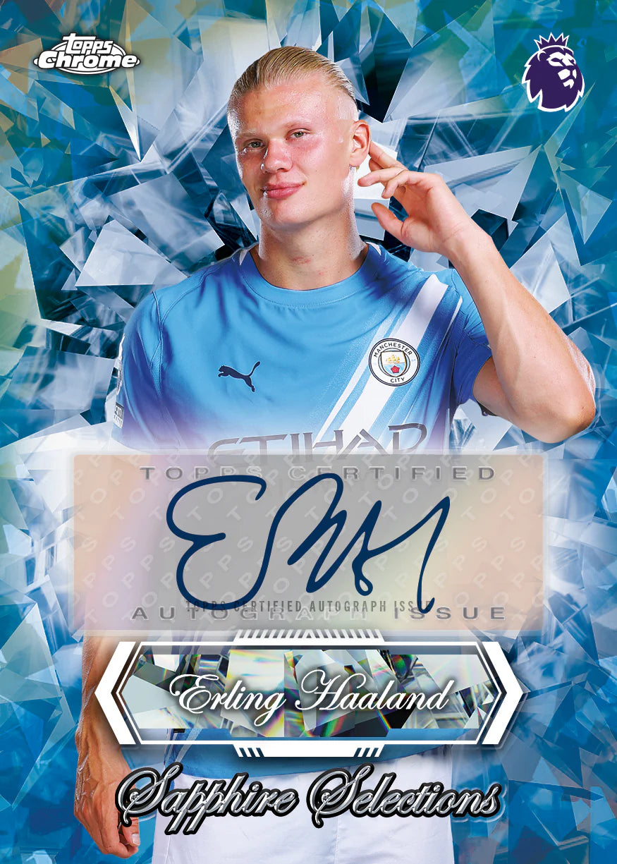 2026 Topps Chrome Premier League Sapphire Edition – Hobby Box (Factory Sealed)