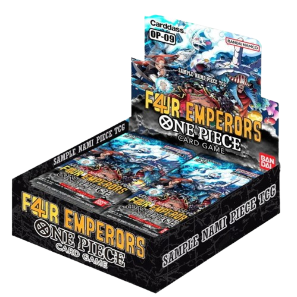 One Piece Card Game OP-09 The Four Emperors Booster Display – Englisch | OVP (Sealed)