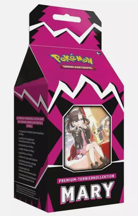 Pokémon Mary Premium Tournament Collection Box (Deutsch, OVP, Factory Sealed)
