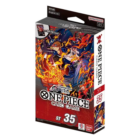 One Piece Starter Deck ST35 Sabo – Rot/Schwarz | EN | Sealed